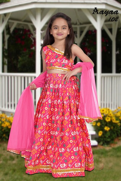 Yaana Vol 1 By Aayaa Kids Lehenga Anant Tex Exports Private Limited