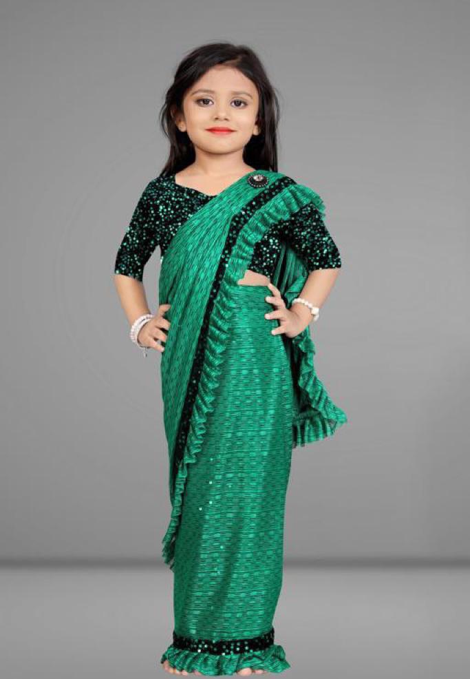 Bigboss Kidswear Fancy Saree Anant Tex Exports Private Limited