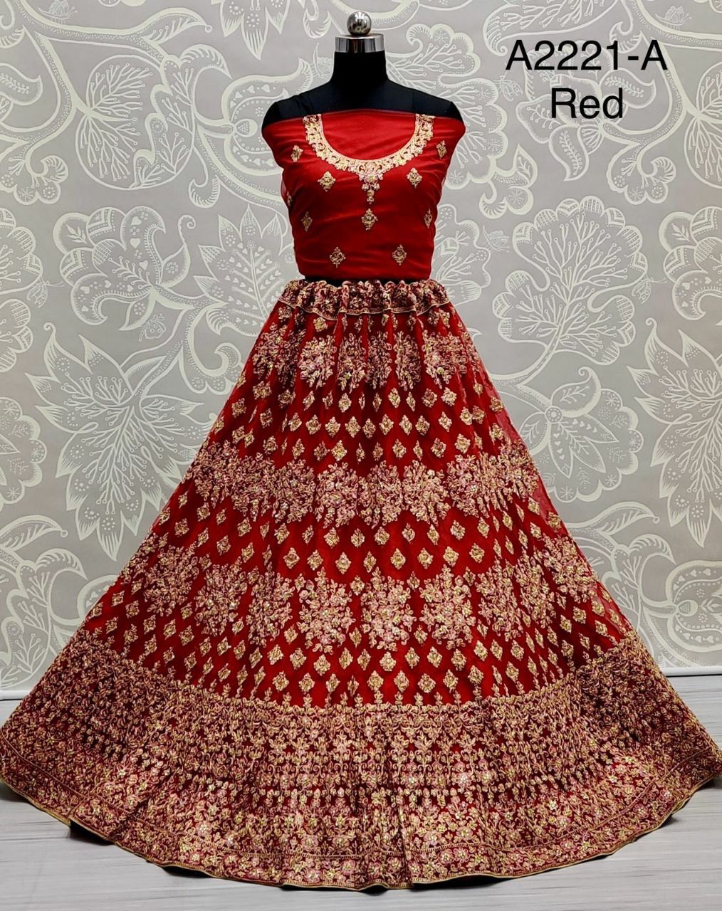 Designer Net Lehenga Choli Dno A 2221 Anant Tex Exports Private Limited