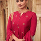 Maisha Maskeen Designer Pure Russian Silk Suit DES