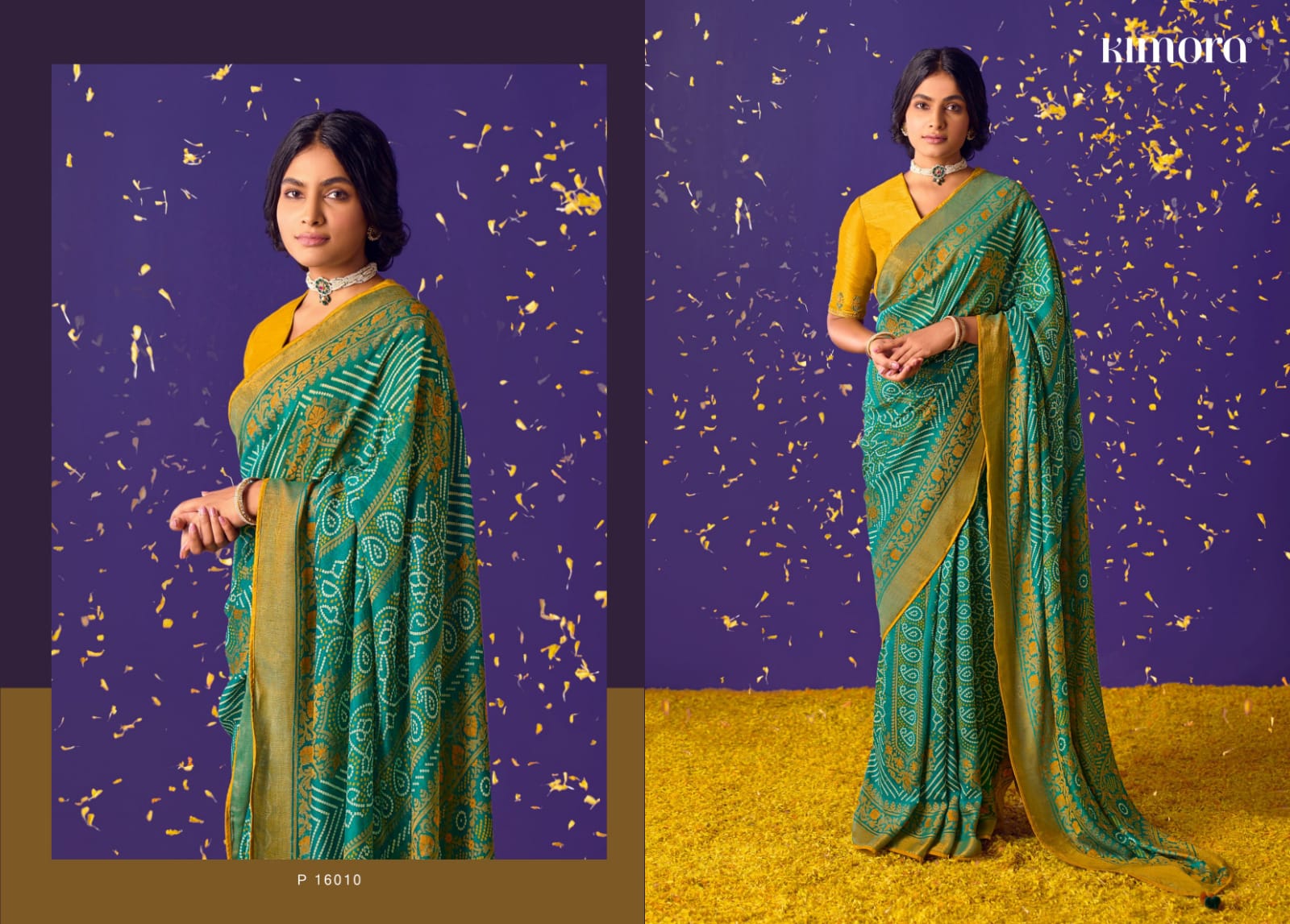 bundle of 9 sarees - Asiana by Kimora - EthnicSmart.com