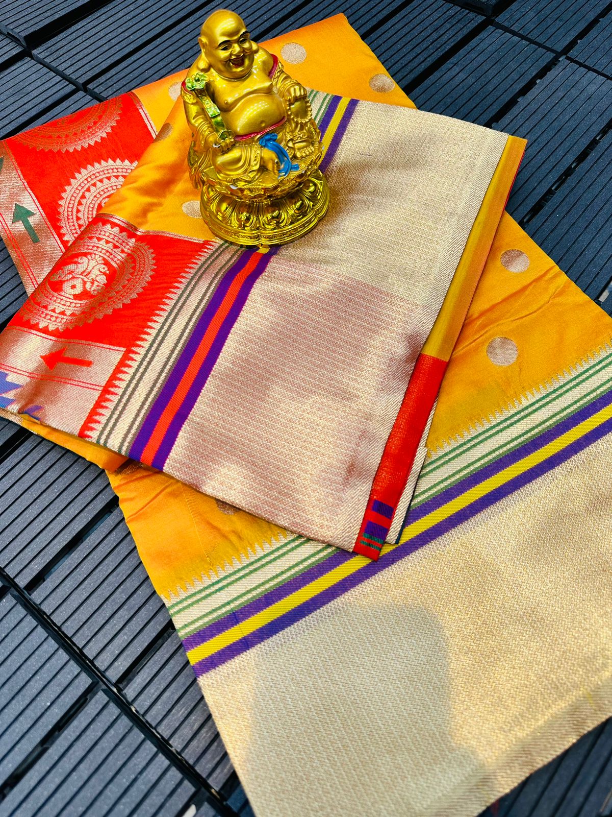 Sonali Paithani Pure Silk Handloom Saree Anant Tex Exports Private Limited