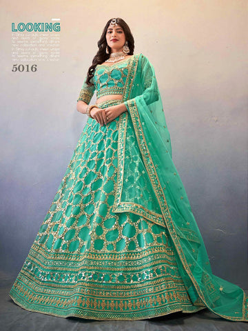 ANANTESH LIFESTYLE OCCASIONS VOL 4 PREMIUM OCCASION WEAR LEHENGA CHOLI D.NO 5016 Anant Tex Exports Private Limited