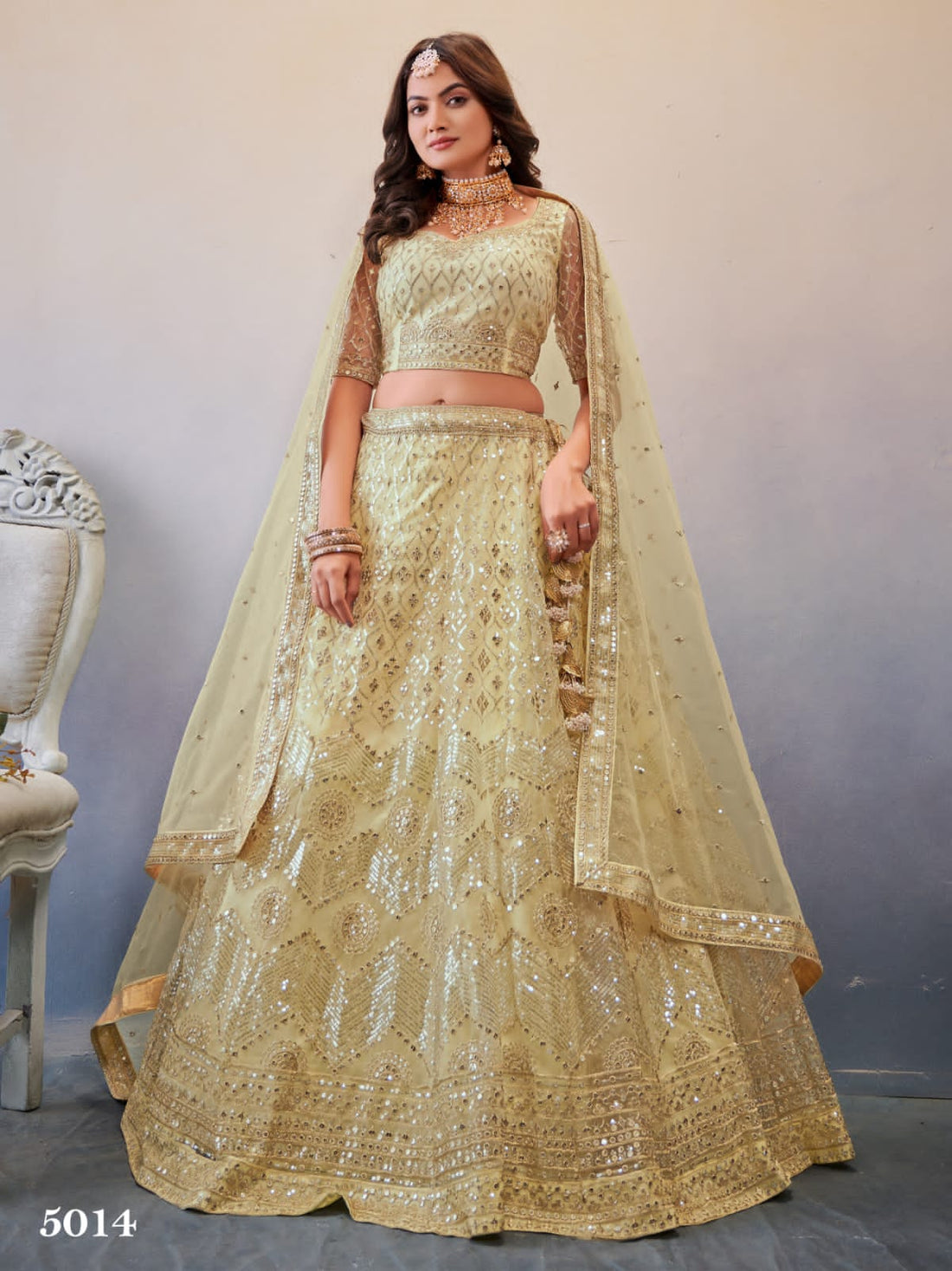 ANANTESH LIFESTYLE OCCASIONS VOL 4 PREMIUM OCCASION WEAR LEHENGA CHOLI D.NO 5013 Anant Tex Exports Private Limited