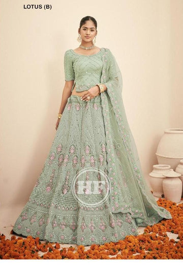 Lotus Designer Bridal Lehenga Anant Tex Exports Private Limited