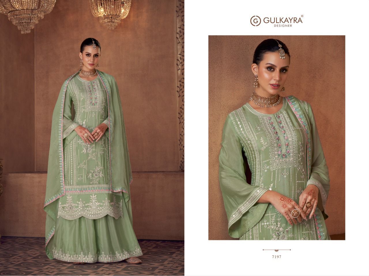 Gulkayra Designer Vaani 7195 Series Designer Suit Anant Tex Exports Private Limited