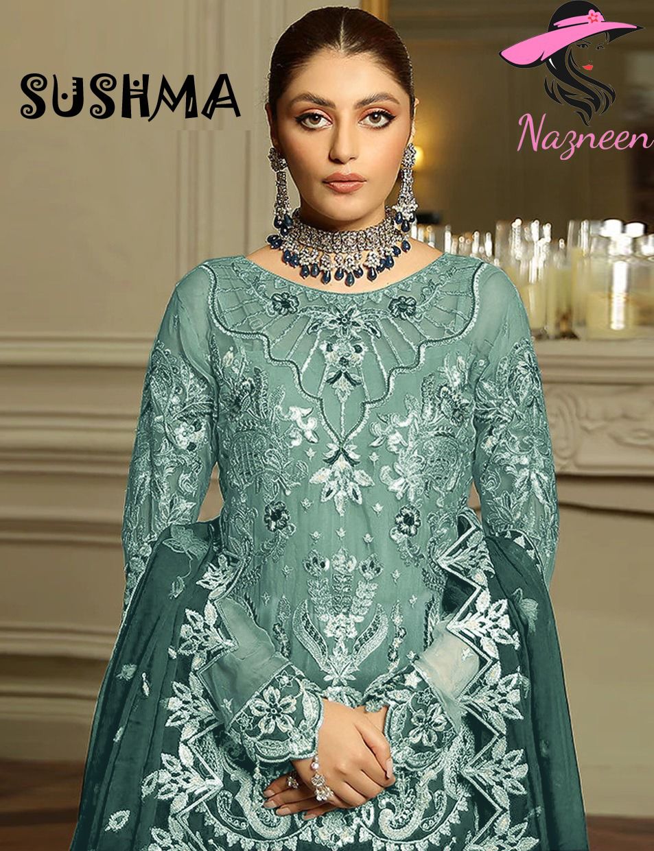 NAZNEEN SUSHMA 1521 SERIES DESIGNER SUIT Anant Tex Exports Private Limited