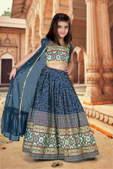 Lucaya 101 Royal Blue Colour Silk Lehenga Anant Tex Exports Private Limited