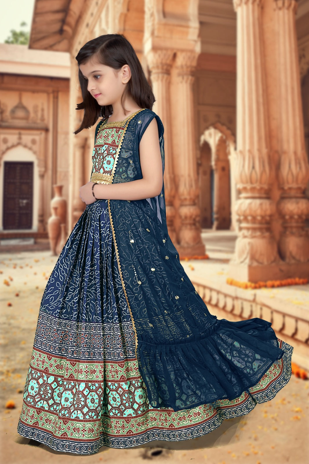 Lucaya 101 Royal Blue Colour Silk Lehenga Anant Tex Exports Private Limited