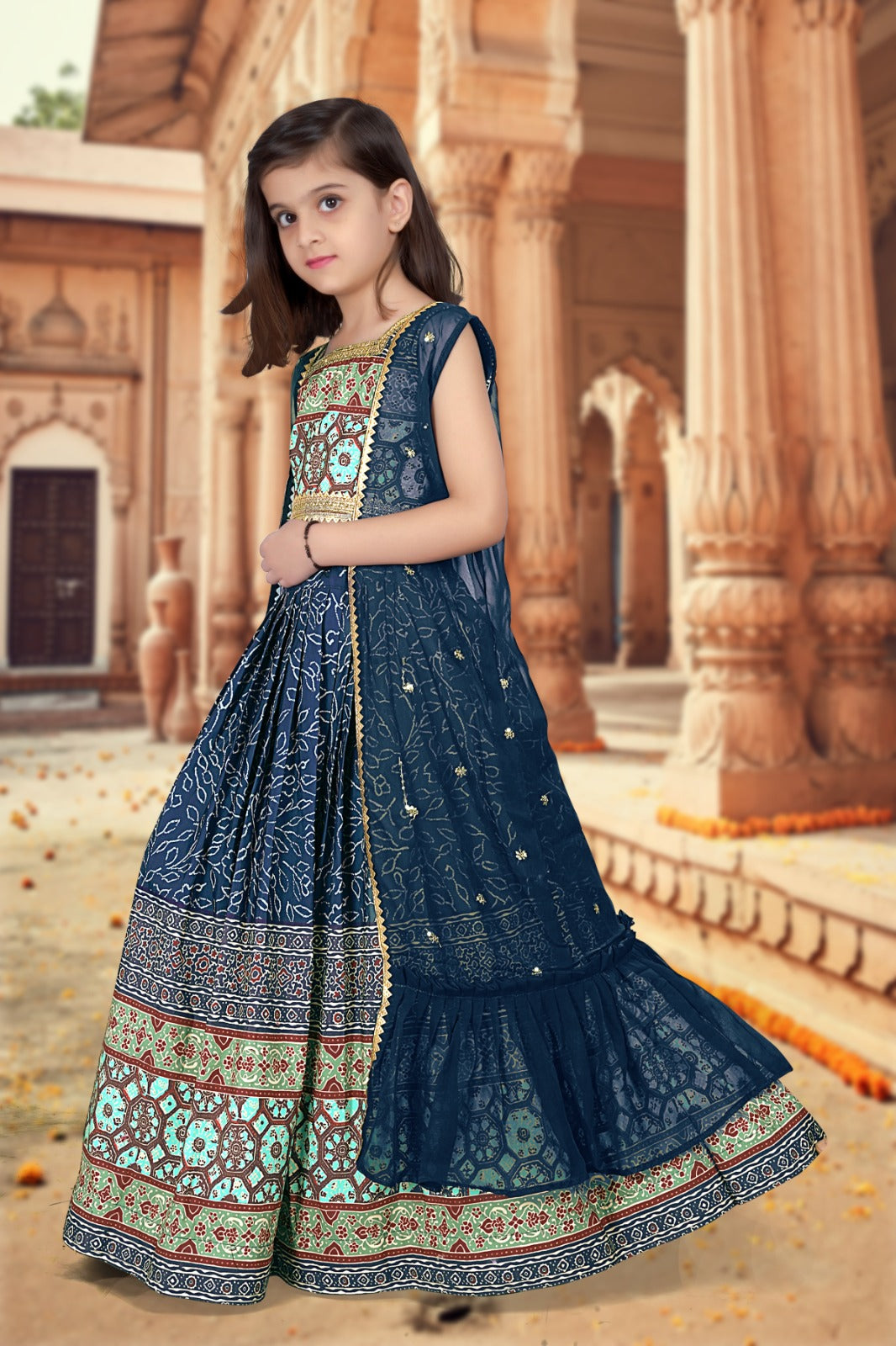 Lucaya 101 Royal Blue Colour Silk Lehenga Anant Tex Exports Private Limited