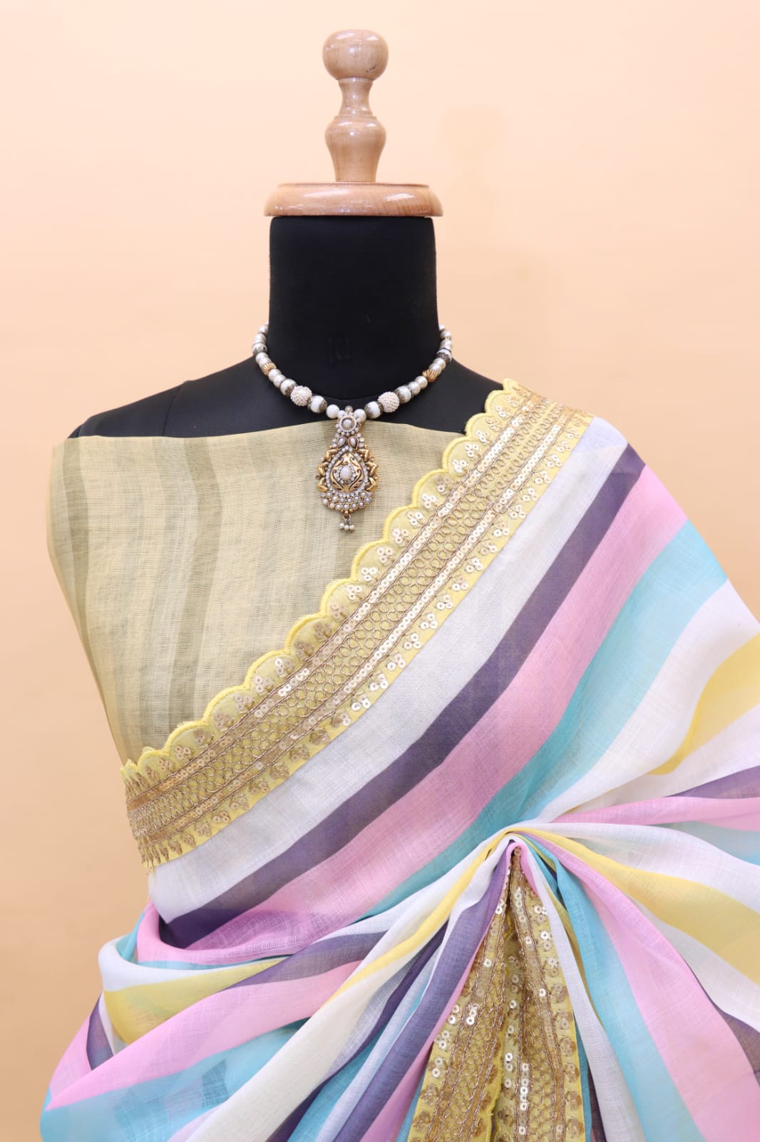 Sathiya Beautiful Pure Soft Linen Digital Printed Saree Anant Tex Exports Private Limited