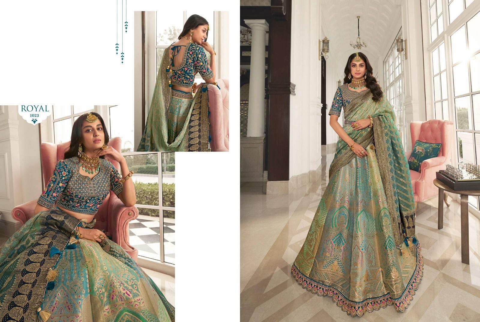 ROYAL VOL 31 DESINGER WEDDING LEHENGA D.NO 1023 Anant Tex Exports Private Limited