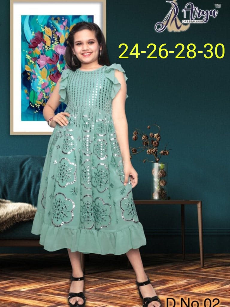 Party Wear Kids Western Dress Anant Tex Exports Private Limited