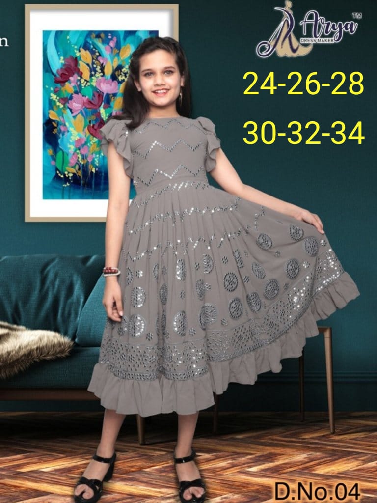 Party Wear Kids Western Dress Anant Tex Exports Private Limited