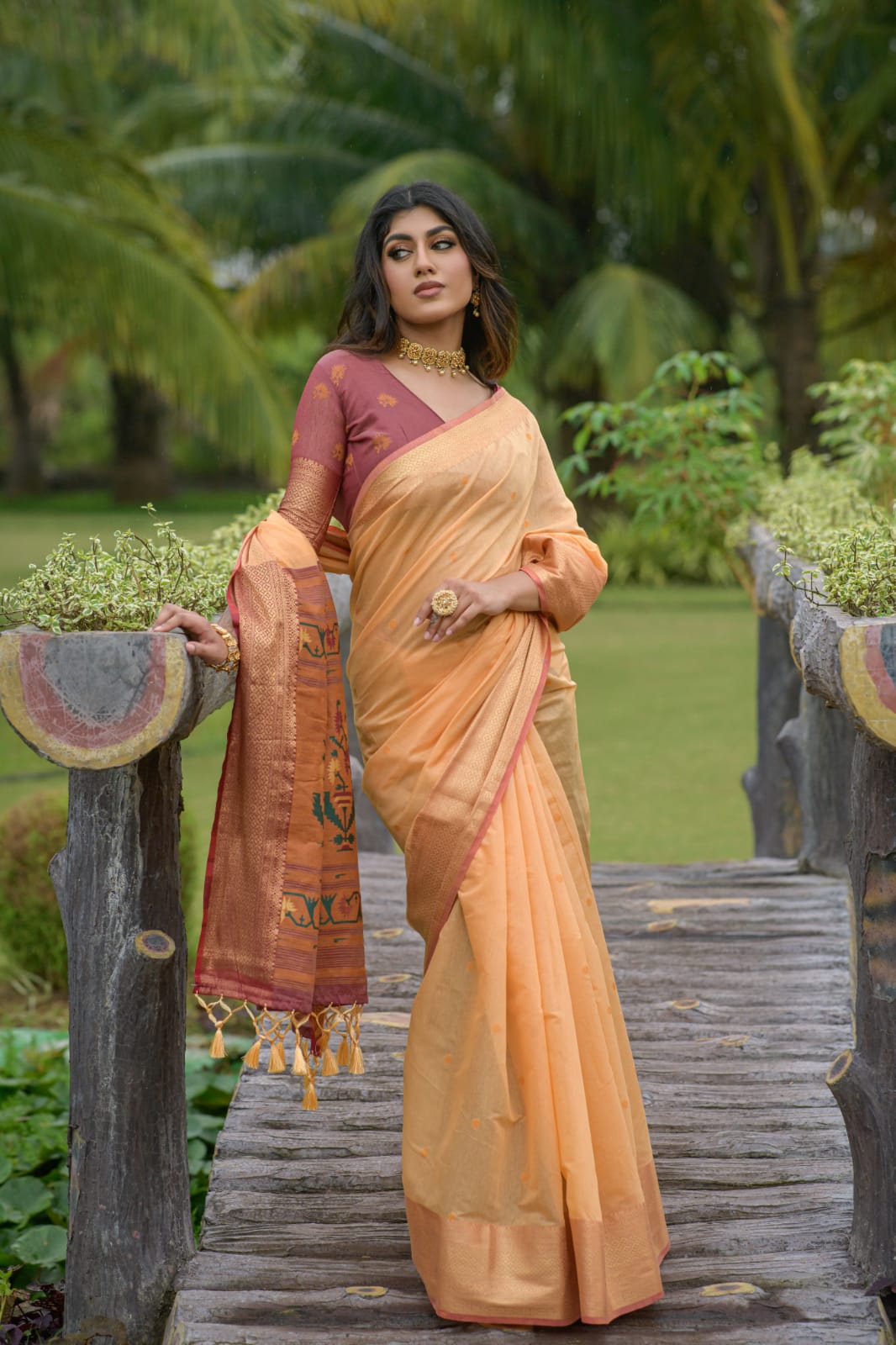 Fancy Premium Chanderi Silk Saree Anant Tex Exports Private Limited