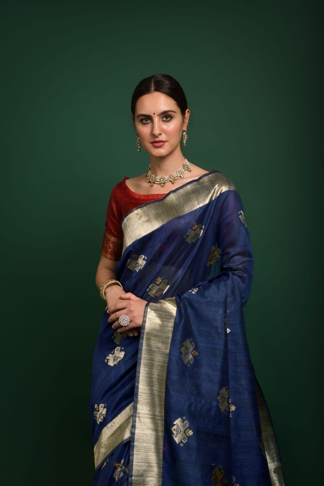 Party Wear Patola Weaving Saree Anant Tex Exports Private Limited