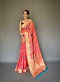 FANCY BARFI PURE ORGANZA TISSUE SILK SAREE Anant Tex Exports Private Limited