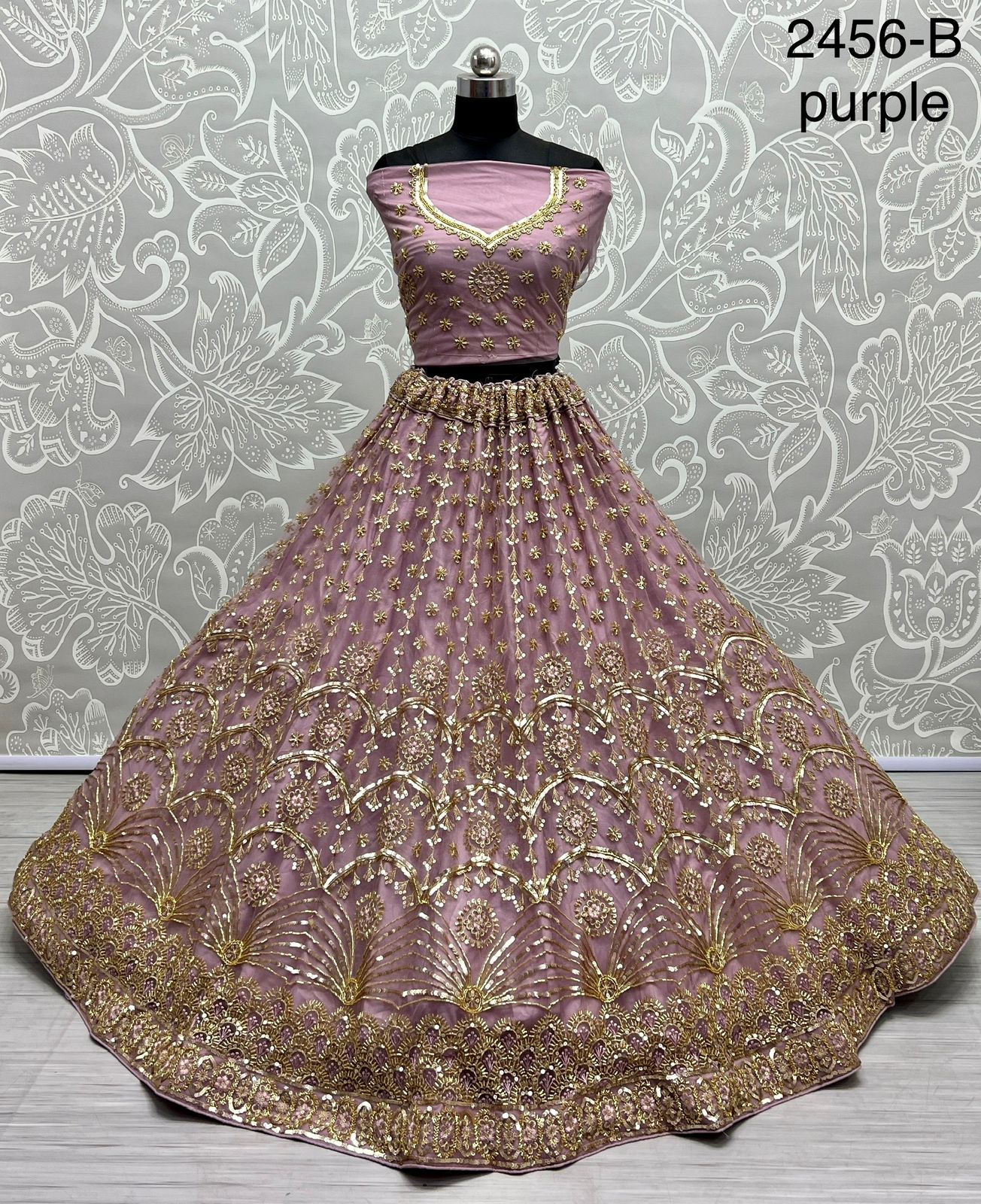 116139 NEW DESIGNER BRIDAL WEAR HAND WORK LEHENGAS WITH DUPATTA - Reewaz  International | Wholesaler & Exporter of indian ethnic wear catalogs.