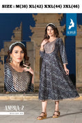 AMORA-2 ANARKALI LEHRIYA PRINT KURTI Anant Tex Exports Private Limited