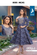 AMORA-2 ANARKALI LEHRIYA PRINT KURTI Anant Tex Exports Private Limited