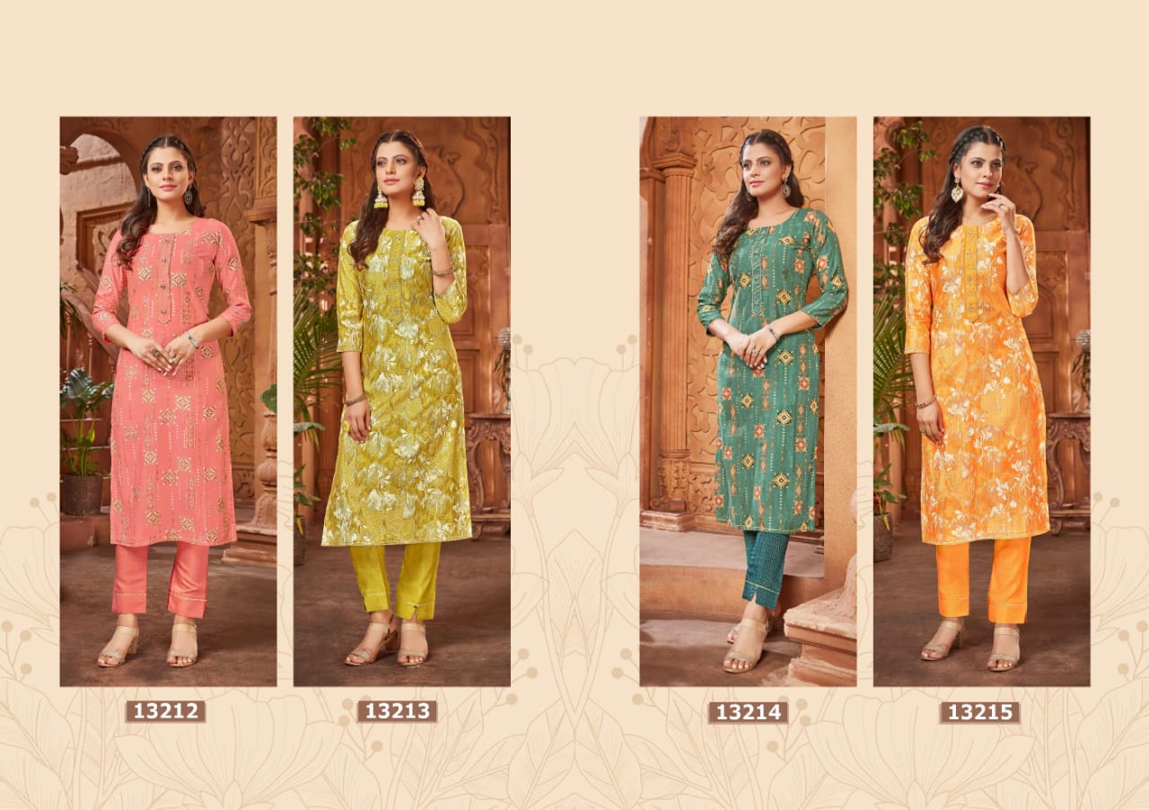 ASTON 2 FANCY KURTI WITH PANT Anant Tex Exports Private Limited