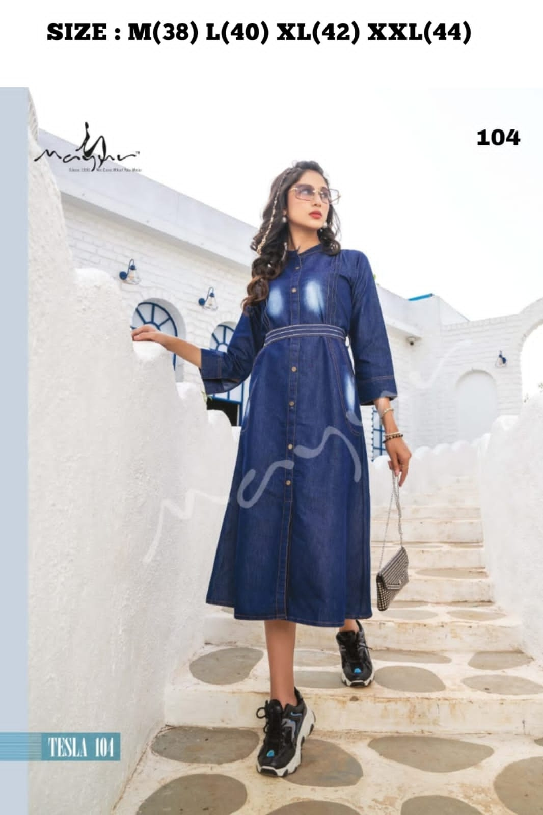 Party Wear Denim Kurti Anant Tex Exports Private Limited