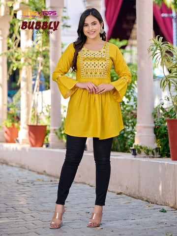 Tips & Tops Bubbly Vol 10 Fancy Western Kurti Anant Tex Exports Private Limited