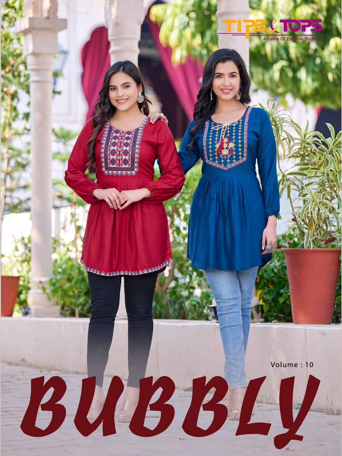 Tips & Tops Bubbly Vol 10 Fancy Western Kurti Anant Tex Exports Private Limited