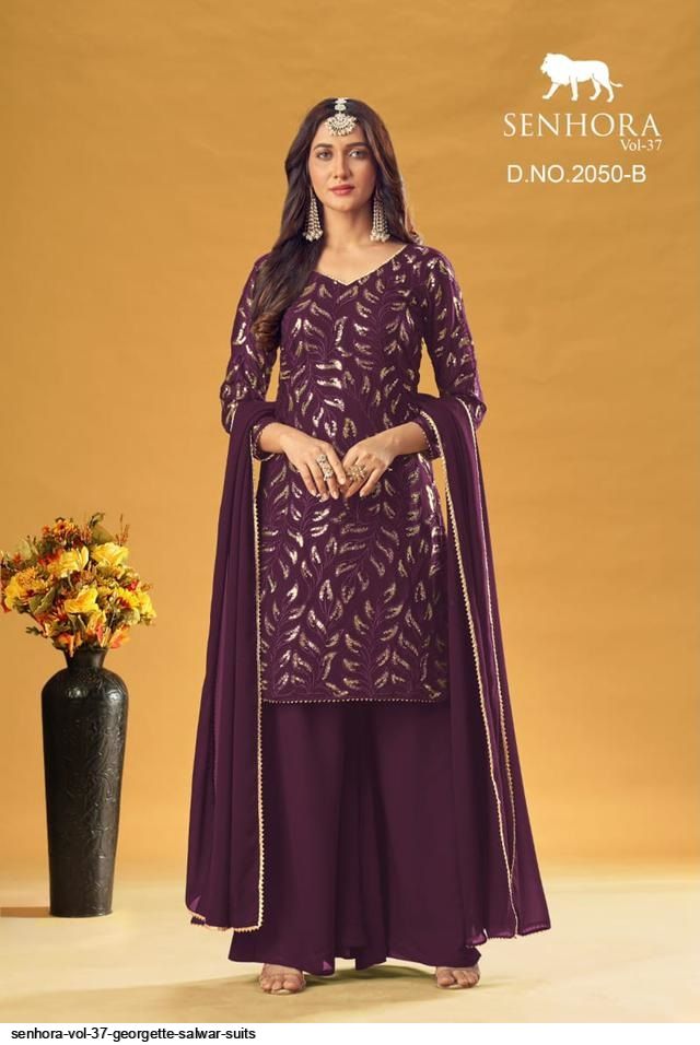 SENHORA VOL 37 GEORGETTE SALWAR SUITS Anant Tex Exports Private Limited